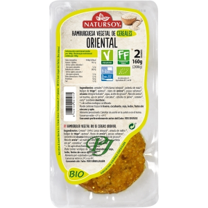 NATURSOY HAMBURGUESA CEREALES ORIENT.
