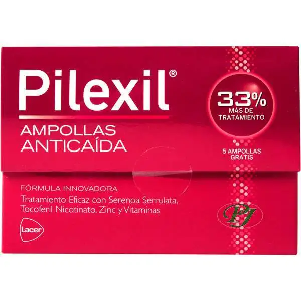 Pilexil Ampollas Anticaida 5Ml 15+5 Ampollas Gratis – Lacer